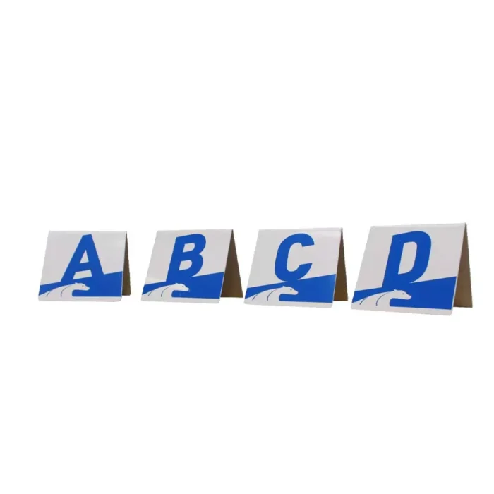 Letras A-B-C-D
