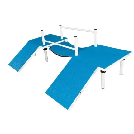 Puente colgante de escuela para cachorros