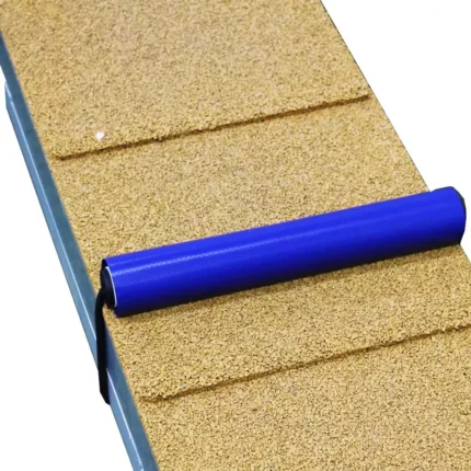 Cushion stride regulator for dogwalk