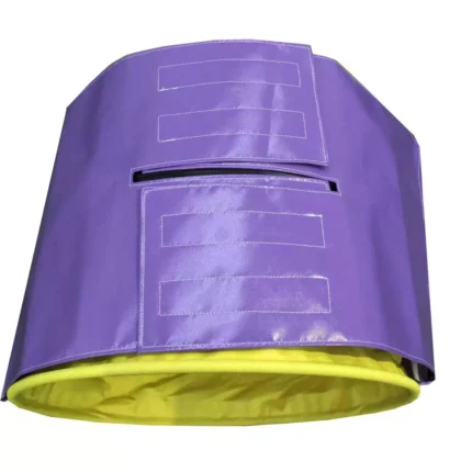 Velcro-adjustable saddle bags for 80cm diameter tunnel