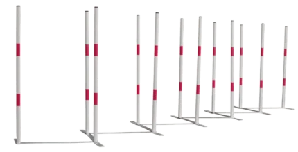 Zickzack Slalom
